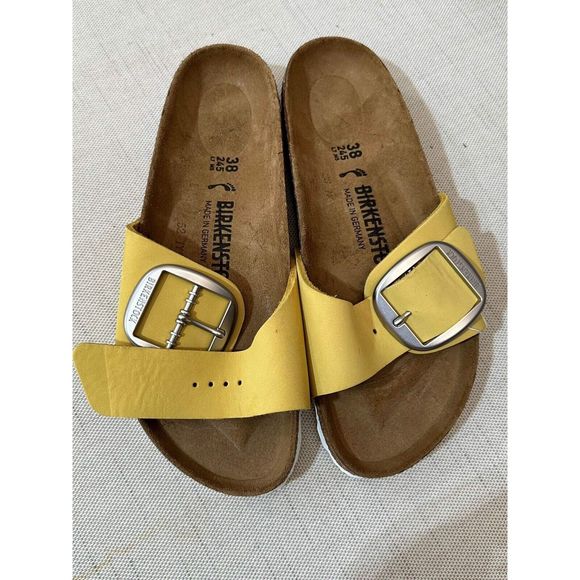 New Birkenstock Madrid Big Buckle Nubuck Leather size Eu 38 - Picture 8 of 10